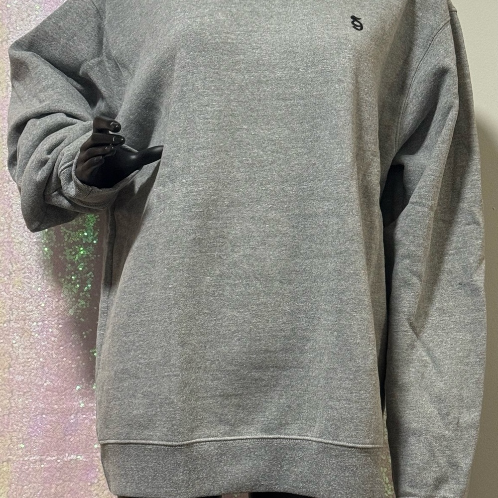 Gray with black monogram Spiritual Gangster